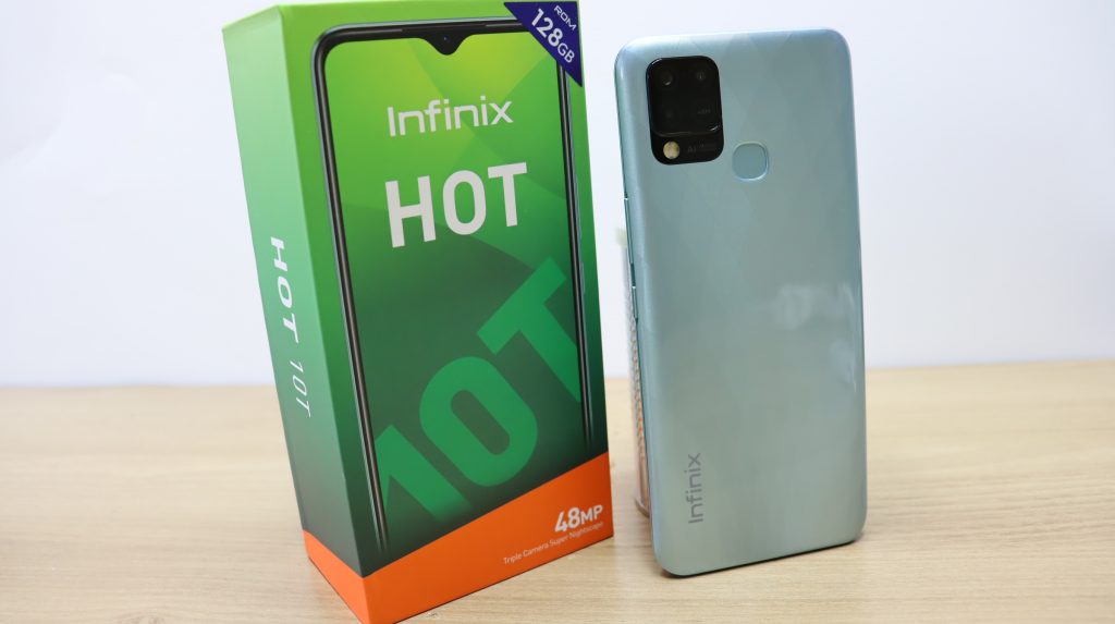 Infinix HOT 10T backside