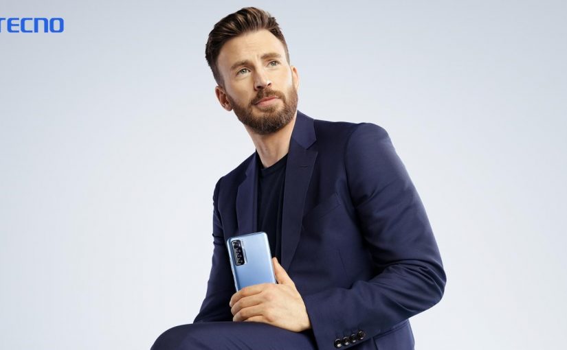 TECNO Brand Ambassador Chris Evans
