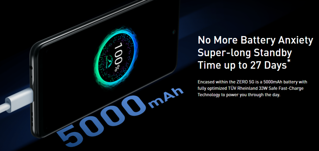 Infinix Zero 5G 5000mAh battery