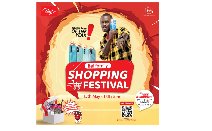 Win Gifts Worth UP TO KES100,000 With itel Family Shopping Festival
