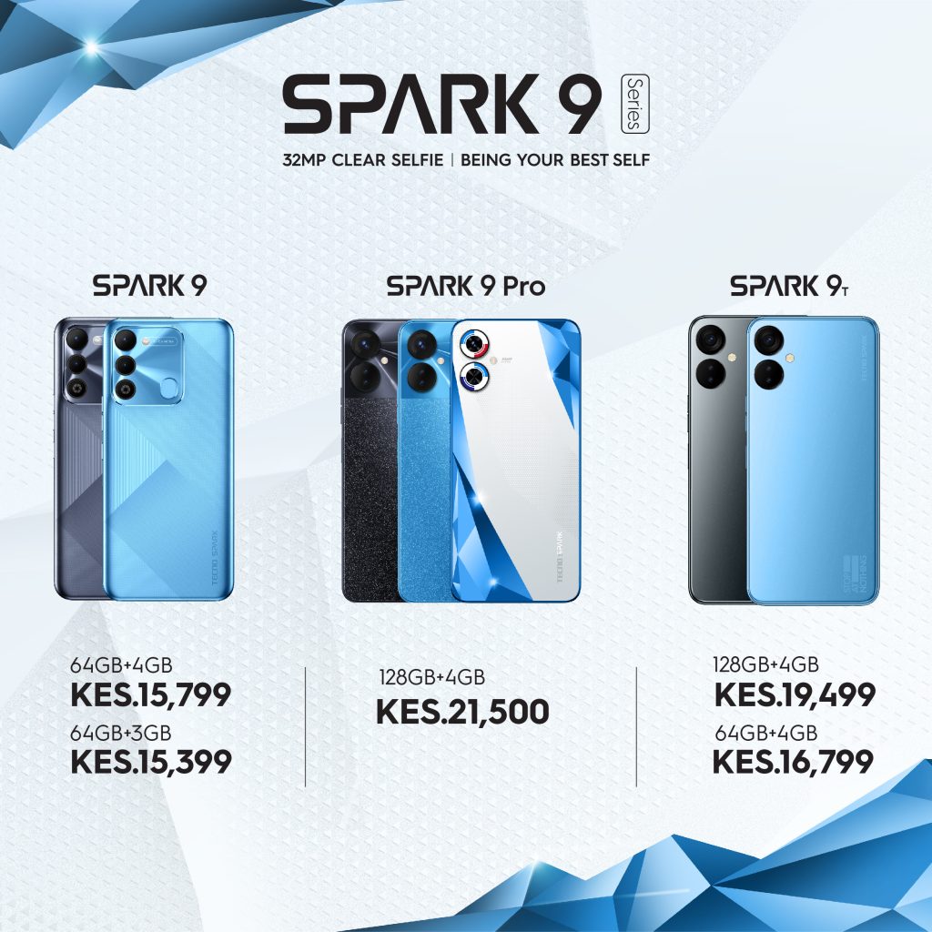 Tecno Spark 9 Pro Series Price list in Kenya